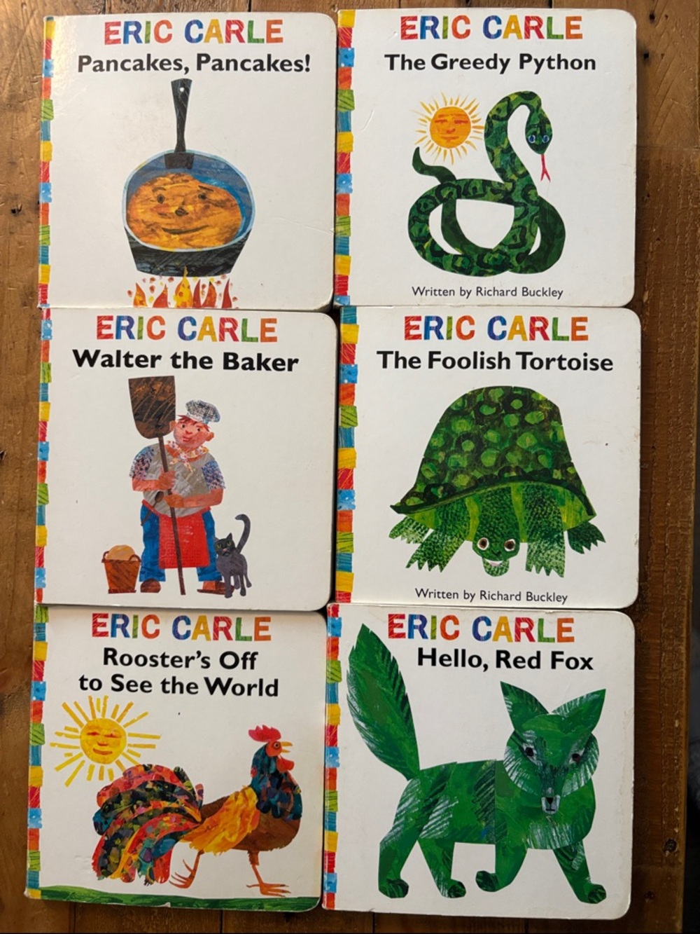 Eric Carle- 6 Board Book Set
